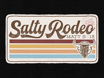 Salty Rodeo branding company brand logo company branding company logo design graphic design illustration logo typeface