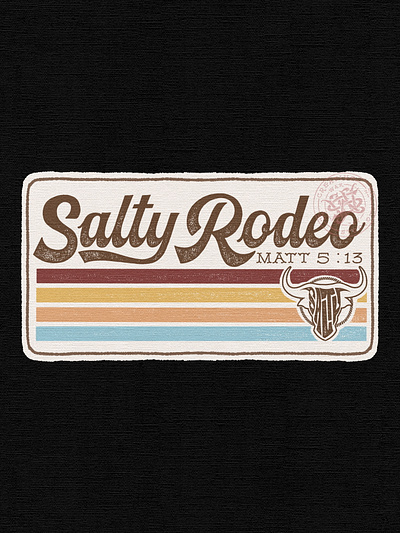 Salty Rodeo branding company brand logo company branding company logo design graphic design illustration logo typeface