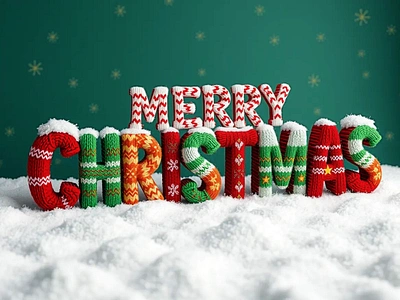 Merry Christmas Text Effect ai ai art generator ai text styles christmas mockofun text effects text styles typography