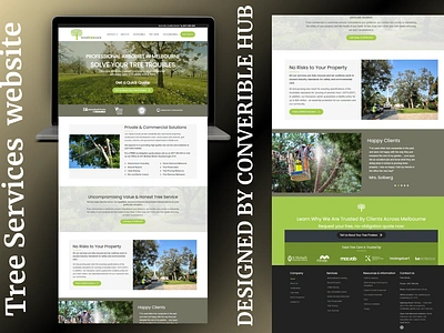 A Tree Services Website I Designed On Wix animation branding businesses design funnel graphic design illustration logo services tree servies tree supply ui website