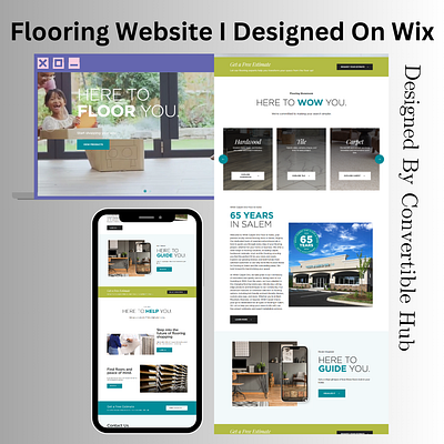 Flooring Website animation branding design funnel graphic design illustration landing page logo ui website website design