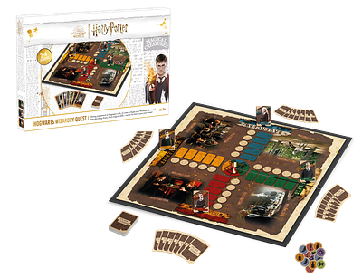 Harry Potter Board Game board games game design graphic design harry potter license design licensed product packaging design print design product development