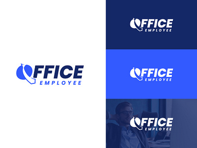 Office Employee Wordmark Logo design concept branding business company corporate creative employee hire hiring job letter logo letter mark logo design modern office solution staff text based logo vacancy wordmark work