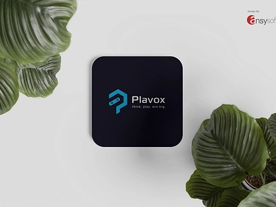 The logo named "Plavox" has been designed by Ansysoft adobeillustrator brainboosters casualgames chess competitivegaming fastpacedgames fruitninja funandchallenging gamingplatform logodesign minigames mobilegaming onlinegaming onlineplay puzzlelover skillbasedgames skillgames strategygames sudoku