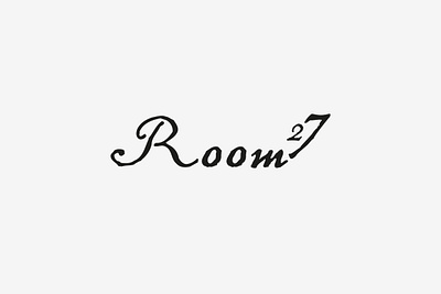 Room 27 branding logo design shop