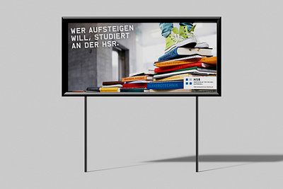 HSR Studium advertising art direction campaign outdoor