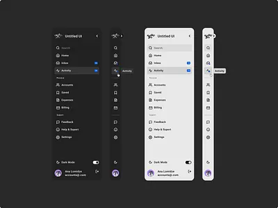 Sidebar navigation for Dashboard hamburgermenu menu menubar navigation side sidebar ui ux