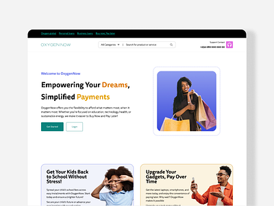 Buy now, Pay later application bnpl design ecommerce shopping ui website