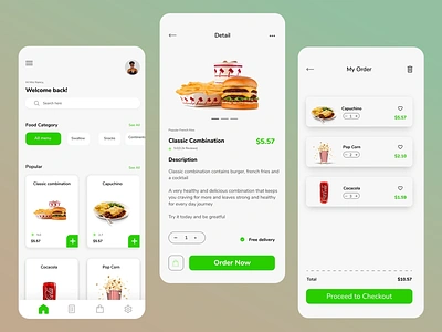 Food And Beverage - Online Fast Food Platform app app design application brand brandidentity burger company delivery fast food food food and drink food delivery mobile online fast food ordering online platform order ordering platform price service