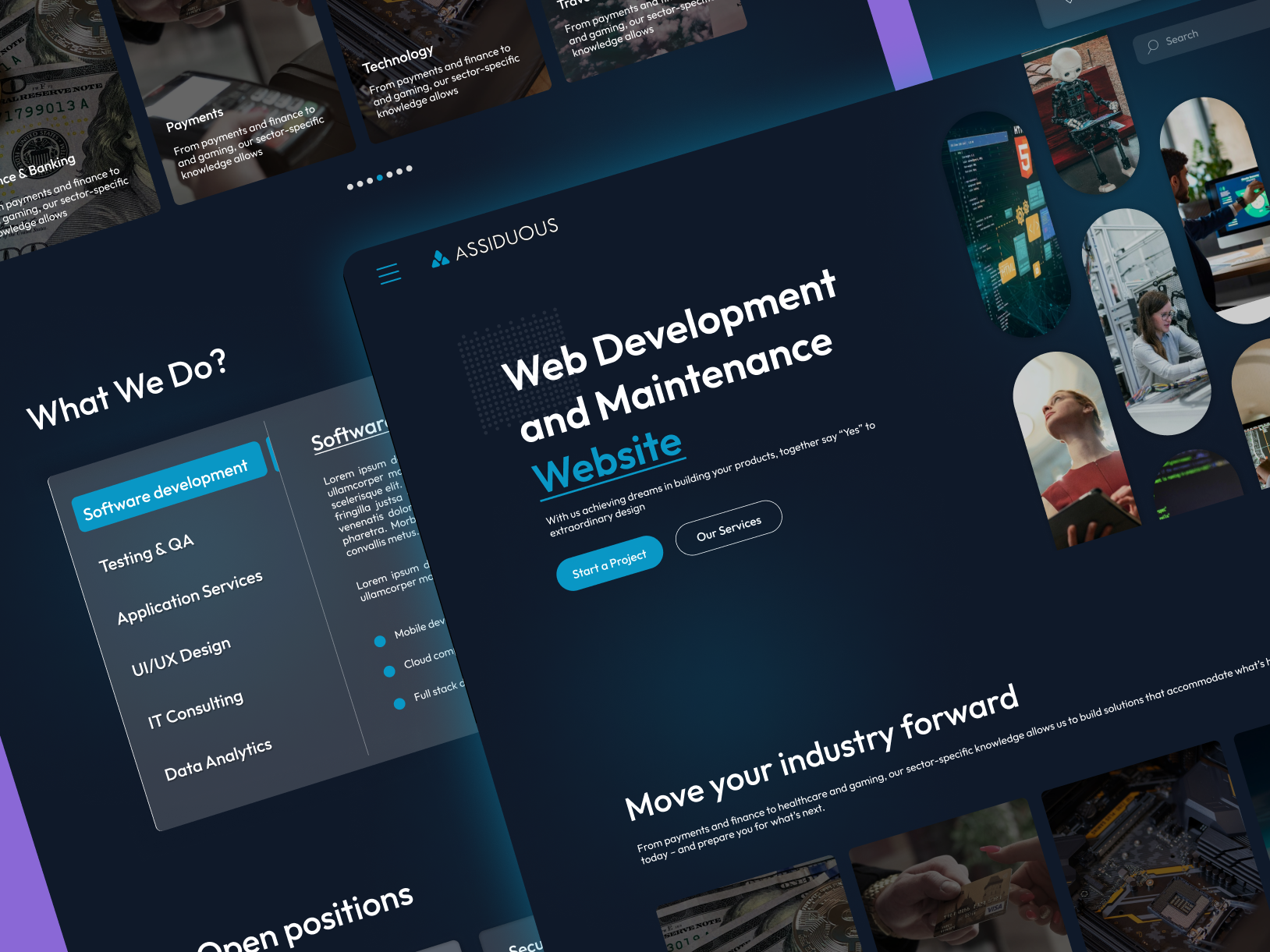 Example of Minimal UI/UX Web Design