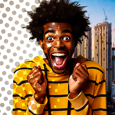 Photoshop Halftone Effect graphic design
