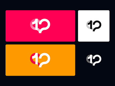 12 Years of RADAR: A legacy of Connection and Love 1 12 2 combination design graphic design heart logo number red vector