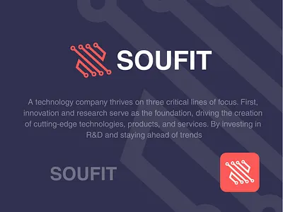 Soufit technology logo design app logo branding business logo company logo icon identity logo design logo maker logos s logo tech logo technology logo web logo