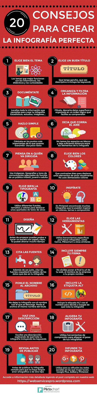 20 Consejos para crear la infografía perfecta