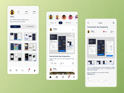 Portfoliobox app branding figma ui user interface ux design ux projects uxui design app