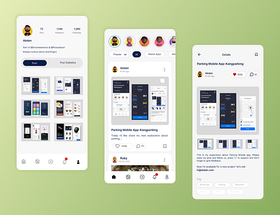 Portfoliobox app branding figma ui user interface ux design ux projects uxui design app