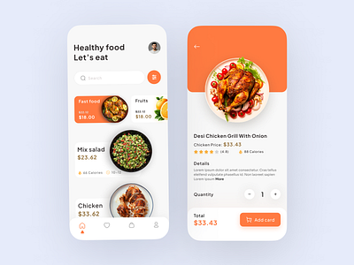 Fast food mobile app design Ui/Ux appdesign foodappdesignuiux mobileappuiux mobileappuiuxdesign ui uidesign uiux ux uxdesign