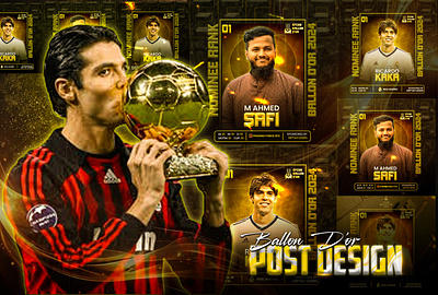 Ballon D'or post design, Social media, instagram post ballon dor ballon dor post creative design graphic design instagram post social media social media post