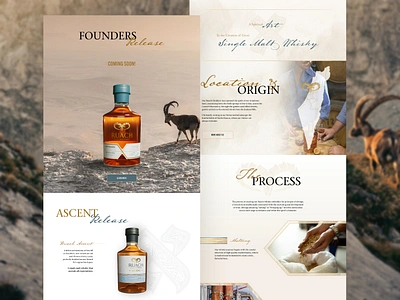 Premium luxury whiskey E-commerce Store - RUACH israel liquor luxury online store premium shopify ui web design website whiskey whisky