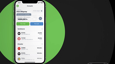 Trade, Invest & Grow with Colendi Menkul Değerler Mobile App app balance bist finance graphic design home invest market mobile stock stock market ui ux