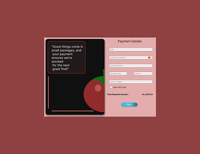 Daily Ui: 02 Credit card checkout