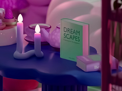 Dreamscapes-3d animated bedroom 3d 3d abstract 3d animated video 3d animation 3d art 3d art work 3d bedroom 3d bedroom decor 3d book inspired bedroom design 3d book transformation 3d design 3d fantasy design 3d home in a book 3d innovative architecture inspo 3d interior design 3d storytelling 3d storytelling visuals creative architecture micro living surreal art