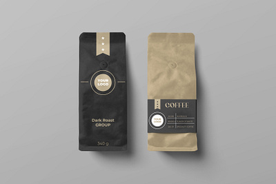 Coffe bag mockup design brand identity design branding coffe bag design design food packaging design graphic design label design mockup design packaging design