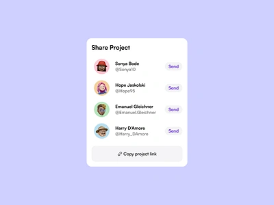 010 - Social Share 010 avatar dailyui dailyuichallenge design memoji product design project send share social social share ui uidesign uiux user experience user interface ux visual design webdesign