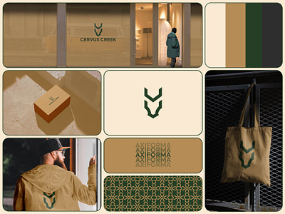 Cervus Creek brand brand identity branding graphic design logo logo design