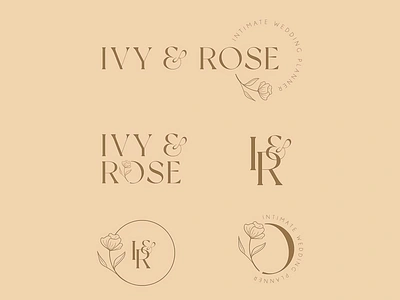 Ivy&Rose - Jewellery Brand Design brand brand identity brand mark branding creative creative logo design designer graphic design icon icons identity logo logo design logoinspiration logomaker logomark logotype mark rose