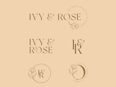 Ivy&Rose - Jewellery Brand Design brand brand identity brand mark branding creative creative logo design designer graphic design icon icons identity logo logo design logoinspiration logomaker logomark logotype mark rose