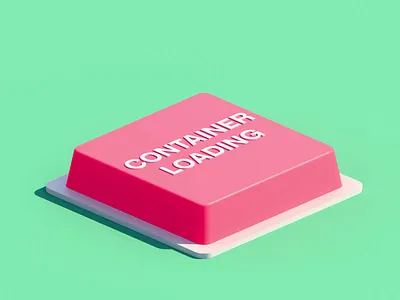 Container Loading 3d 3d illustration 3d isometric 3d render animation blender illustration isometric logistic modeling render technology