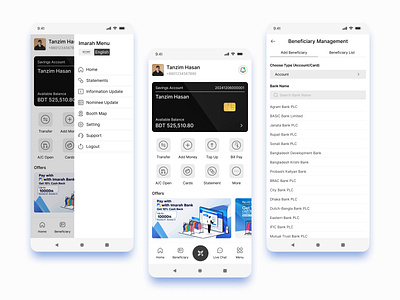 Banking App Design appdesign banking experience bankingappdesign uiuxdesign