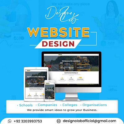 Website Design 3d animation branding graphic design logo motion graphics ui