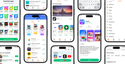 AppLovin × Xiaomi App Market android design app mall app market app store applovin design ui ux xiaomi