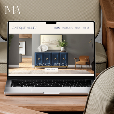 ANTIQUE ALLURE_UI/UX Design design uiux design web design
