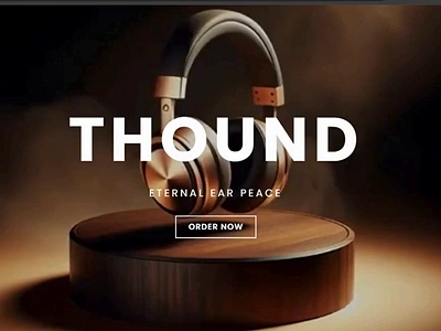 Thound Landingpage audio branding business design ecommerce figma landing page sell sound ui ui ux web design wordpress