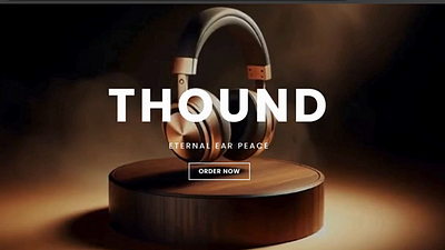 Thound Landingpage audio branding business design ecommerce figma landing page sell sound ui ui ux web design wordpress