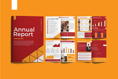 Annual Report Template advertising annual report annual report design booklet brochure design business brochure company company profile corporate brochure employee handbook handbook marketing proposal design