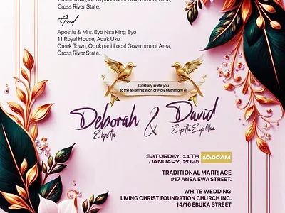Wedding Invite Design flyer design graphic design wedding invite design