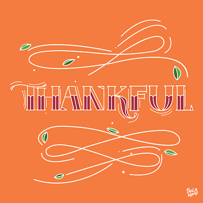 lettering Thankful good type graphic design illustration lettering type typography typography vector