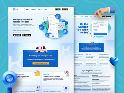 Healthcare Platform Website 🏥 healthcare interface landingpage medical medtech modern webdesign webflow website