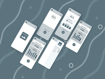 Water drinking app_wireframe ui