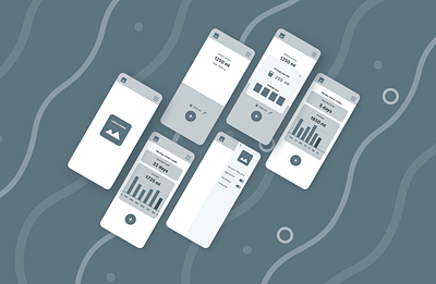 Water drinking app_wireframe ui