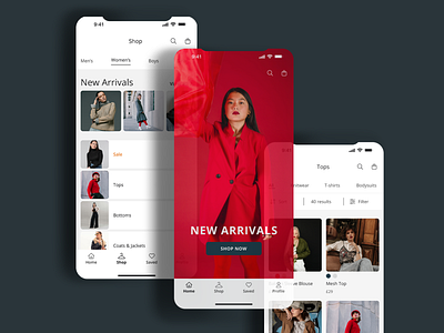 E-commerce app app app design clothing app e commerce e commerce app e commerce ui fashion fashion app fashion e commerce app fashion store app fashion ui mobile app design ui design ux design