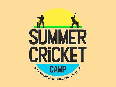 Summer Cricket Camp branding brand identity brand visual branding cricket academy logo cricket branding concept cricket camp branding cricket camp design cricket club branding cricket coaching logo cricket event logo cricket logo inspiration cricket themed design event branding logo product branding sport program logo sports event branding summer camp branding summer cricket camp visual identity