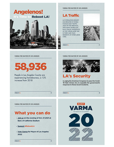 Vote VARMA 2022 - LA Mayoral Campaign branding design event design merch design political design poster design signage social media assets t shirt design