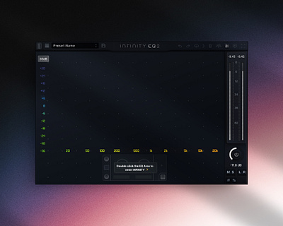 Infinity EQ 2.0 🚀 - Audio Plugin audio plugin interface product design ui ux