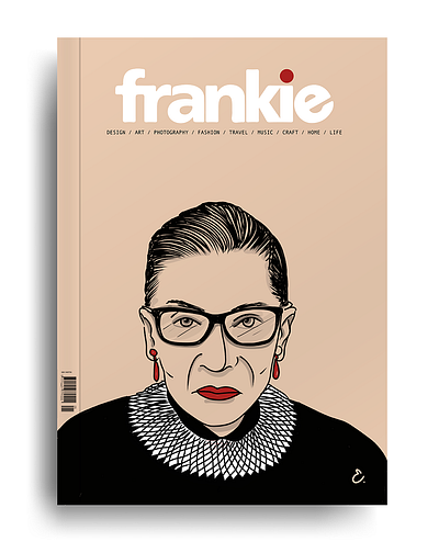 Frankie Magazine design illustration magazine cover procreate