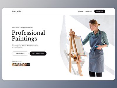 Order Customized Painting art artist branding clean decorate decoration design gallery home interior landing page painting platform professional paintings website ui ux web web design website website design